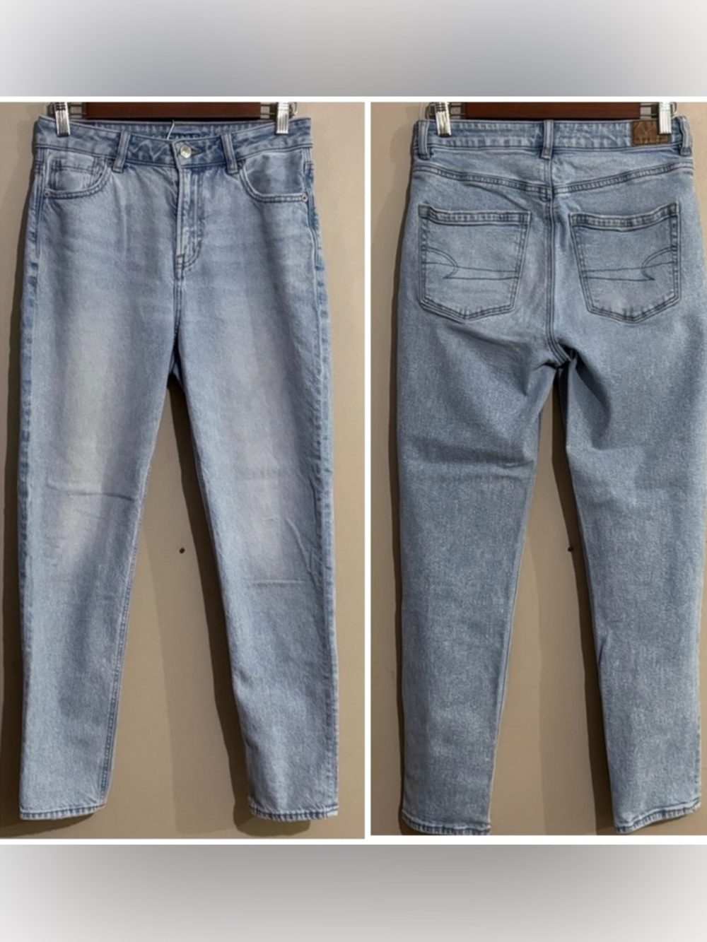 American Eagle Outfitters High Waisted Mom Jean Light Blue Denim Women's
Size 4 - Picture 2 of 8